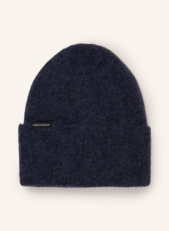 Peak Performance Bonnet multifonction en laine mérinos BLEU FONCÉ