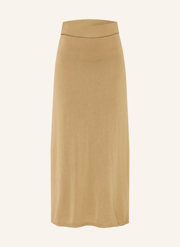 TOTEME Knit skirt CAMEL