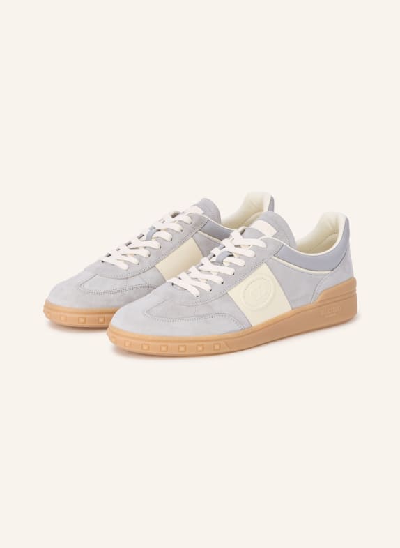 VALENTINO GARAVANI UPVILLAGE Sneakers LIGHT GRAY / ECRU