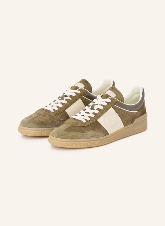 VALENTINO GARAVANI UPVILLAGE Sneakers OLIVE / ECRU