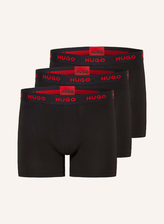 HUGO 3-pack of Boxer shorts BLACK