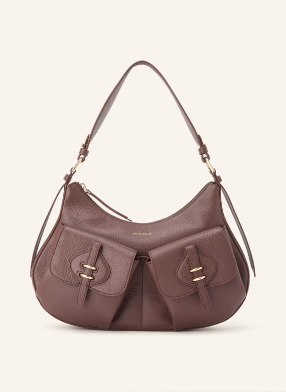 COCCINELLE MAVERY Shoulder Bag DARK RED
