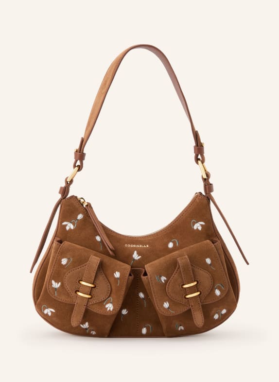 COCCINELLE Schoudertas MAVERY COGNAC
