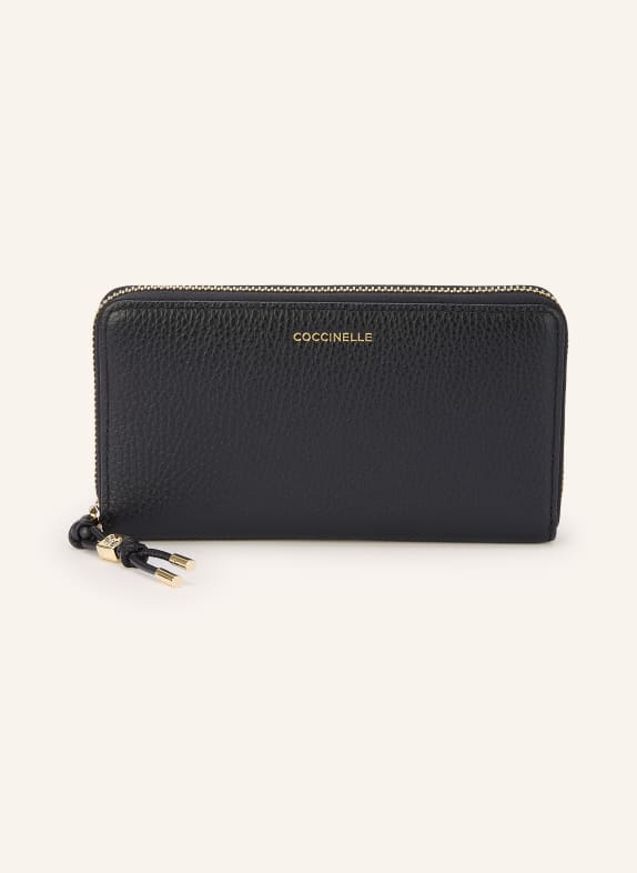 COCCINELLE Geldbörse SCHWARZ / GOLD
