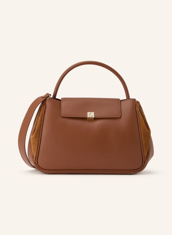 COCCINELLE Handbag BROWN / GOLD