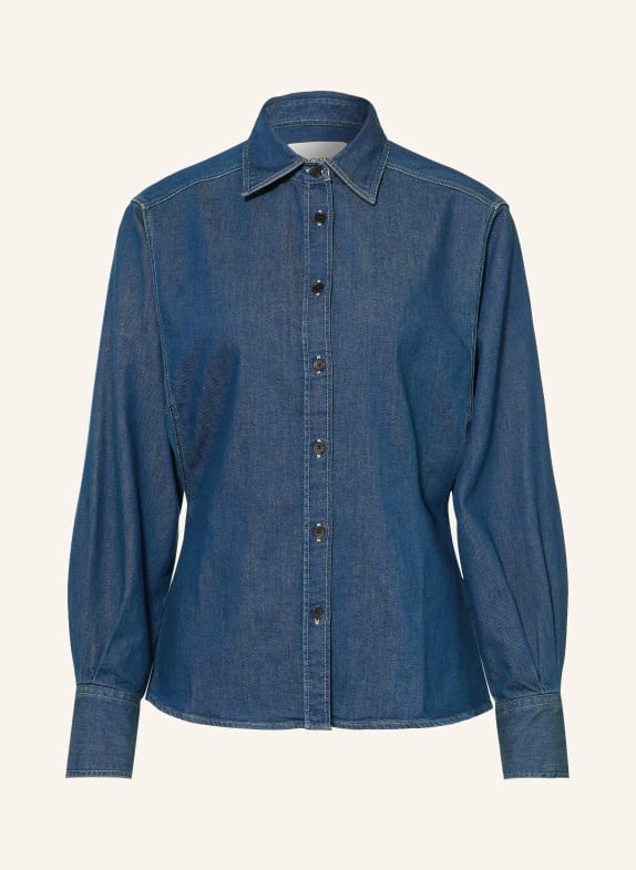 CLOSED Overhemdblouse in jeanslook DONKERBLAUW