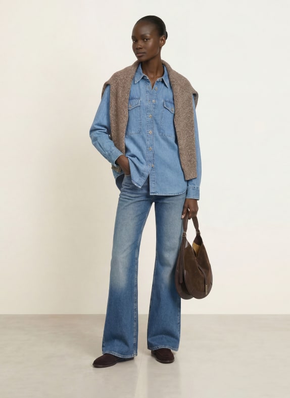 CLOSED Denimblouse LICHTBLAUW