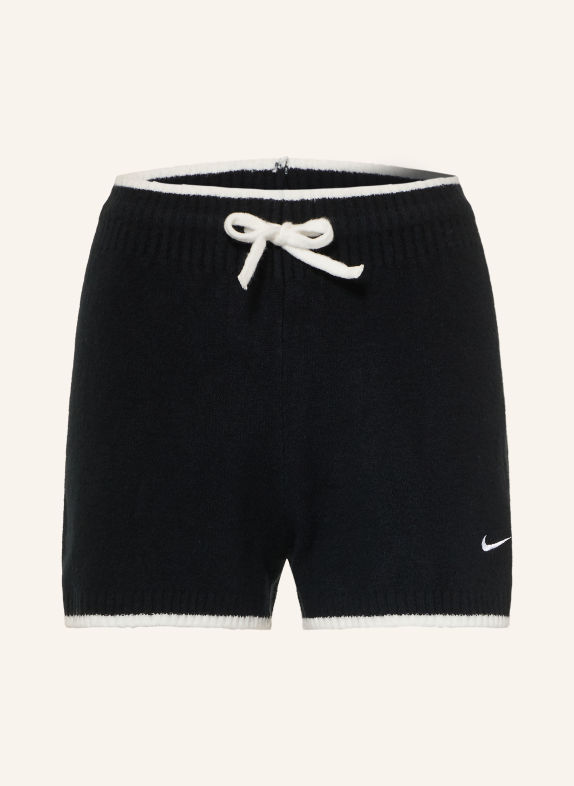 Nike Strickshorts SPORTSWEAR CHILL KNIT SCHWARZ / WEISS
