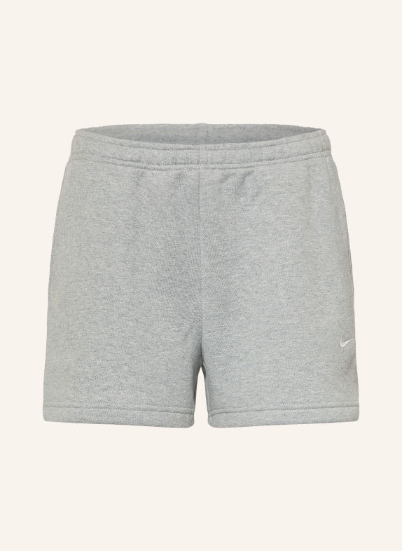 Nike Sweatshorts STUDIO FLEECE HELLGRAU