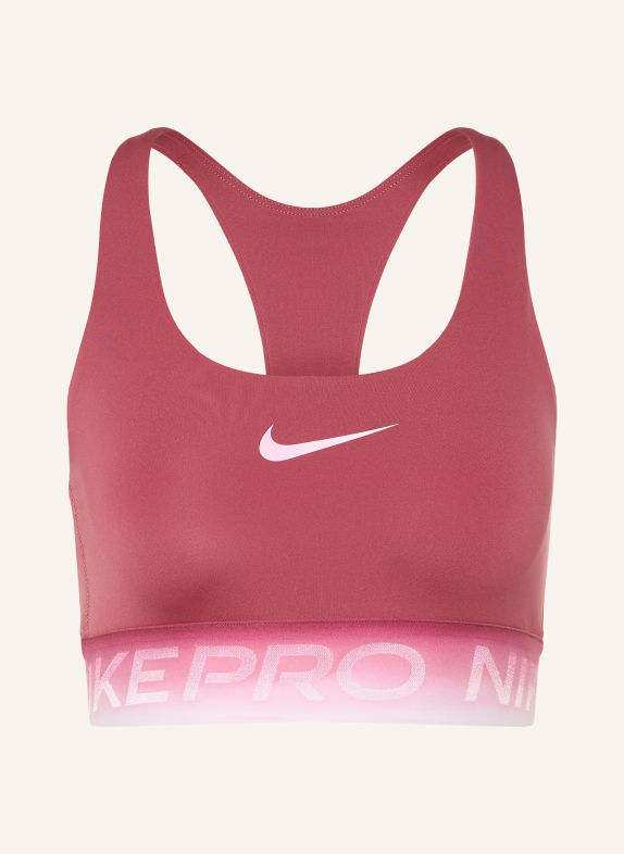 Nike Sports bra LS Dri-FIT BRA with Cut-out LIGHT RED / PINK