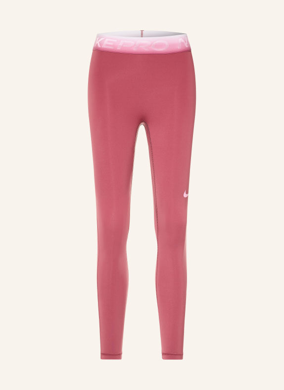Nike Tights PRO HELLROT / WEISS