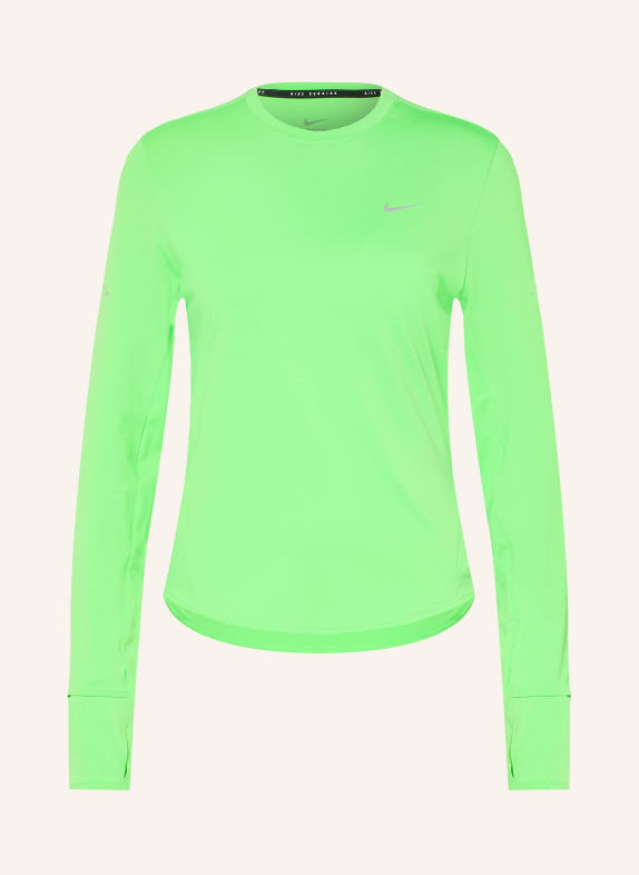 Nike T-shirt technique SWIFT VERT FLUO