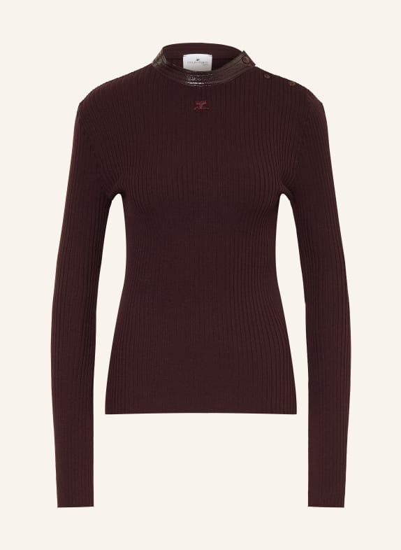 Courrèges Pullover DUNKELROT