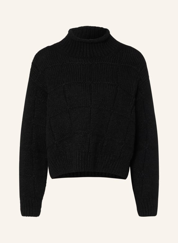 MARC CAIN Sweter z alpaki 900 black new