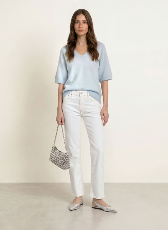 MARC CAIN Strickshirt mit Alpaka und Mohair 318 niagara mist