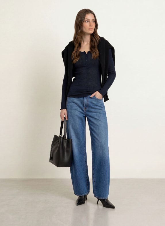 rosemunde Longsleeve DONKERBLAUW