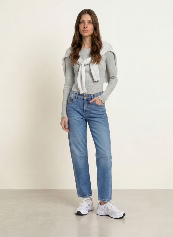 rosemunde Longsleeve LICHTGRIJS