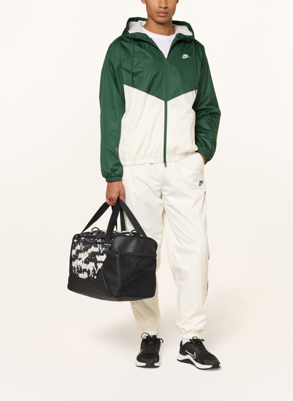 Nike Sporttas BRASILIA DONKERGRIJS / CRÈME / ZWART