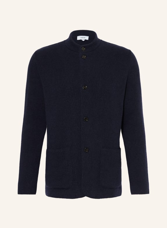LARDINI Strickjacke aus Cashmere DUNKELBLAU