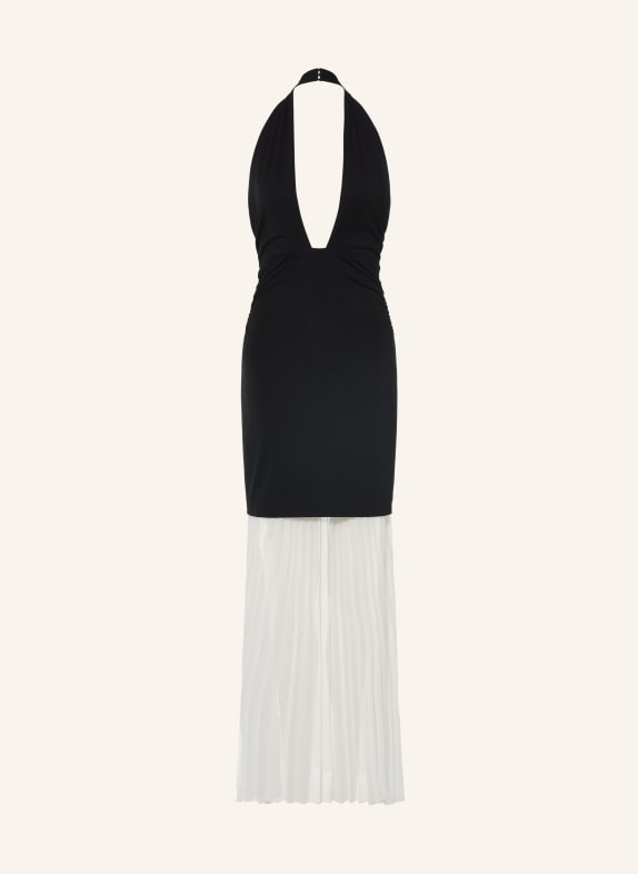 ESTHÉ Dress made from a mix of materials BLACK / WHITE