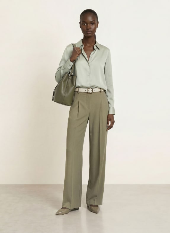 BOSS BONYA-overhemdblouse met zijde MINT