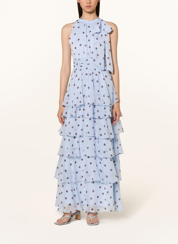 NEO NOIR Schluppenkleid MARLI HELLBLAU / DUNKELBLAU