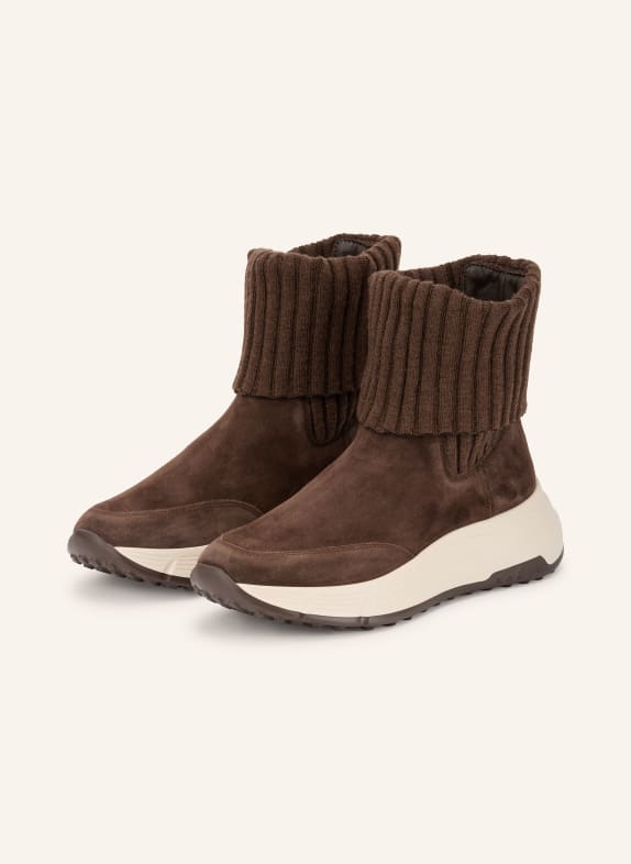 HOGAN Boots H669 MARRON FONCÉ