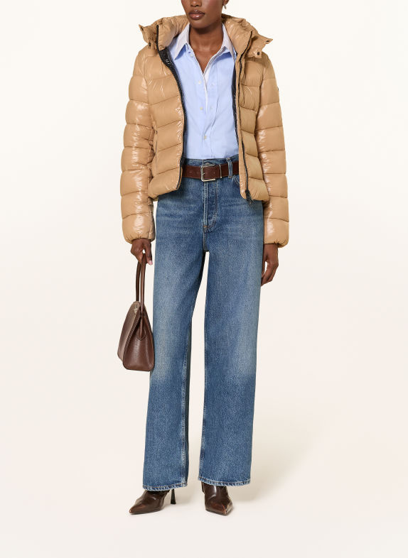 SAVE THE DUCK Steppjacke COSMARY mit abnehmbarer Kapuze BEIGE