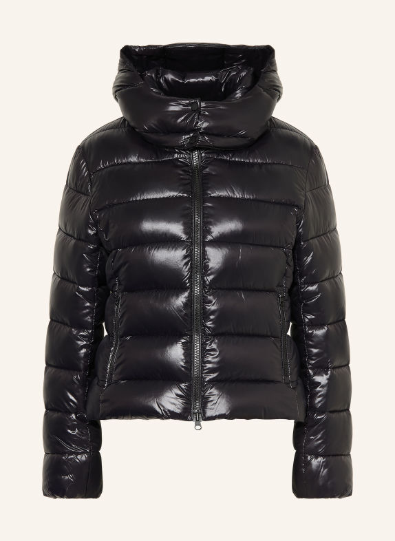 SAVE THE DUCK Steppjacke COSMARY mit abnehmbarer Kapuze SCHWARZ