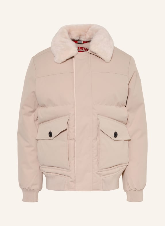 WELLENSTEYN Steppjacke SAPHIRE mit Kunstfell CREME