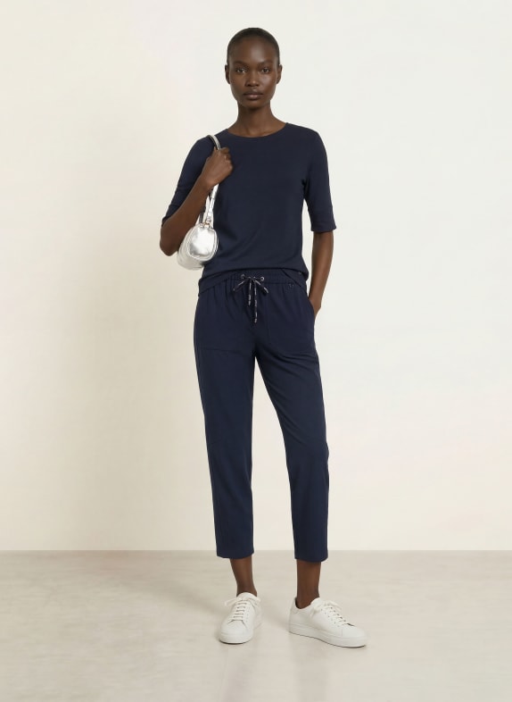 MARC CAIN 7/8-broek in joggingstijl 394 navy