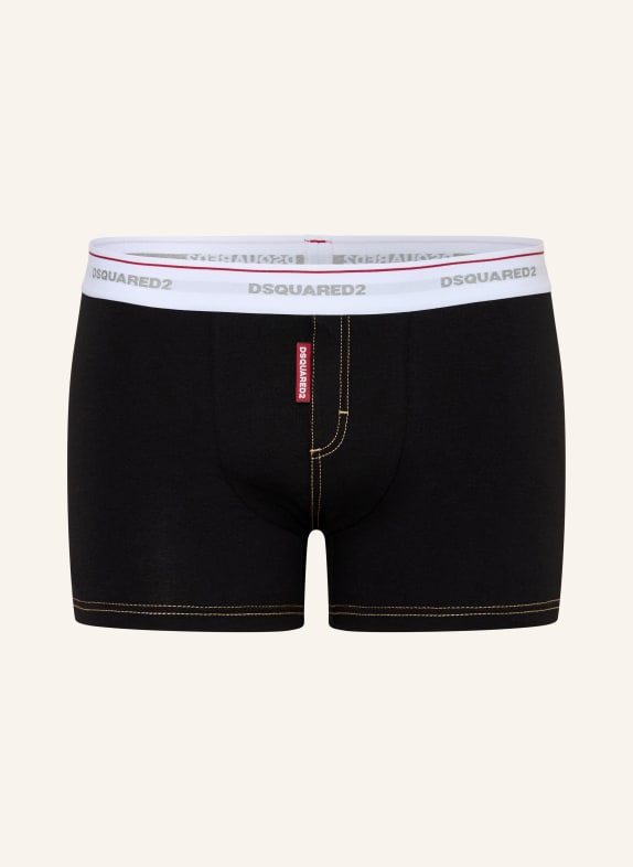 DSQUARED2 Boxershorts SVART / VIT