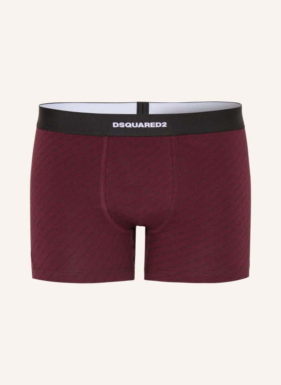 DSQUARED2 Boxershorts DUNKELLILA / SCHWARZ