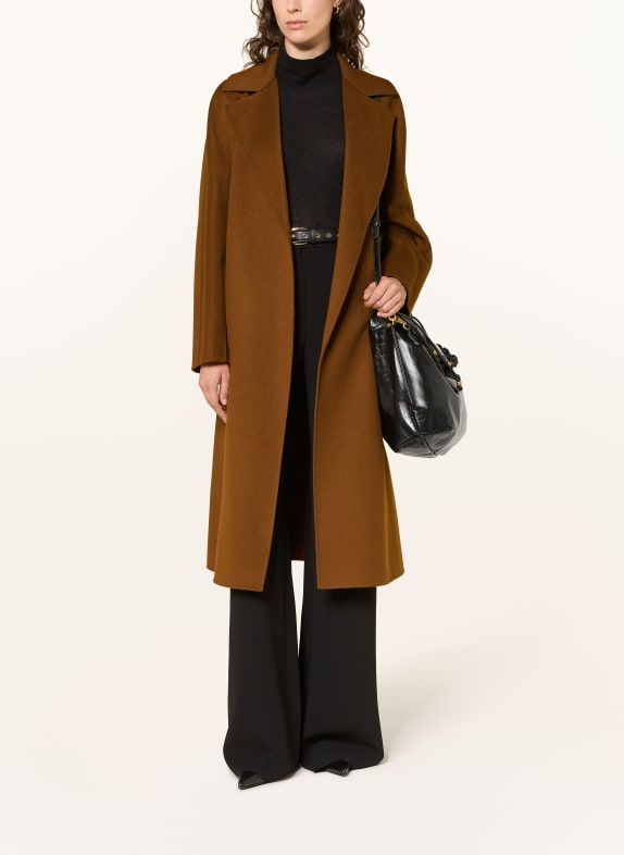 Max Mara STUDIO Manteau en laine CLES MARRON