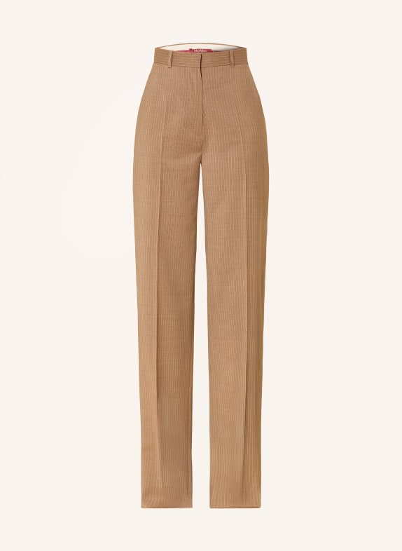 Max Mara STUDIO Marlenehose CAMBUSA CAMEL / WEISS