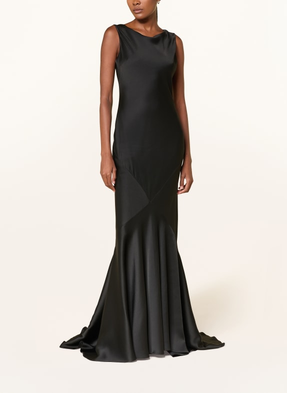 Max Mara STUDIO Abendkleid RUM SCHWARZ