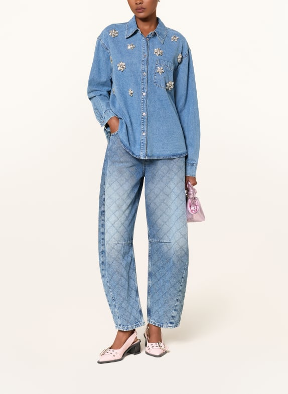 ESSENTIEL ANTWERP Barrel jeans KATSU AQ04 Aquamarine