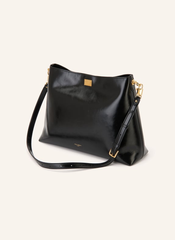 DOLCE & GABBANA Schoudertas VITTORIA LARGE ZWART / GOUD