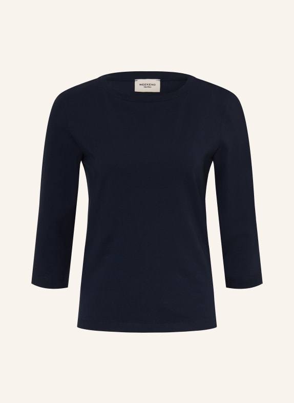 WEEKEND Max Mara T-shirt MULTIA med 3/4-ärmar MÖRKBLÅ