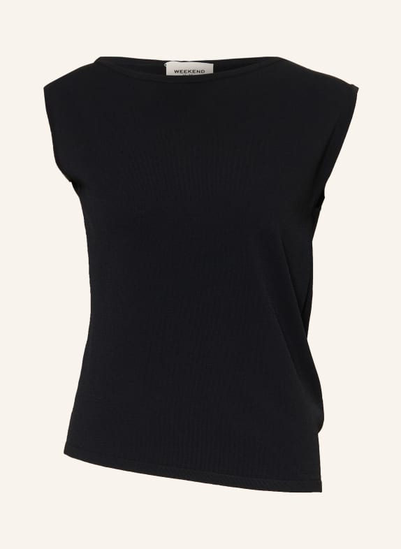 WEEKEND Max Mara BELLA Knit Top BLACK