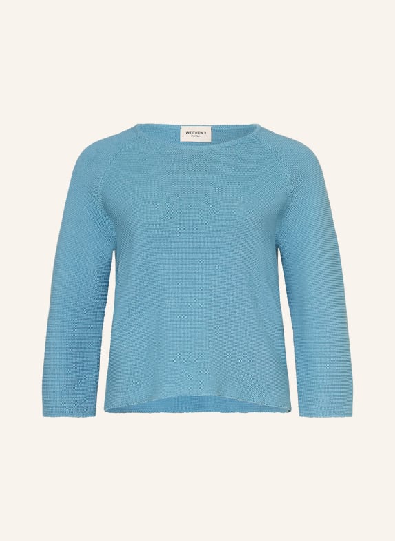 WEEKEND Max Mara Pullover ADDOTTO mit 3/4-Arm HELLBLAU
