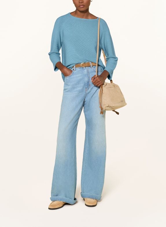 WEEKEND Max Mara Pullover ADDOTTO mit 3/4-Arm HELLBLAU
