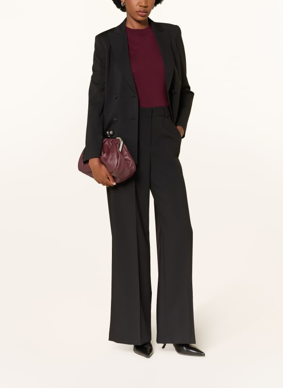 WEEKEND Max Mara Schoudertas PASTICCINO MEDIUM DONKERROOD / ZILVER