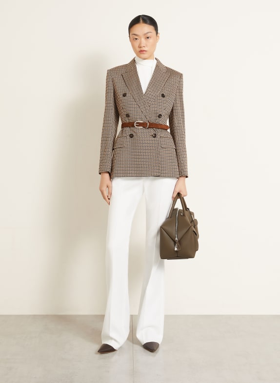 Max Mara Marynarka MXMECCELSO BEŻOWY / BRĄZOWY / OLIWKOWY