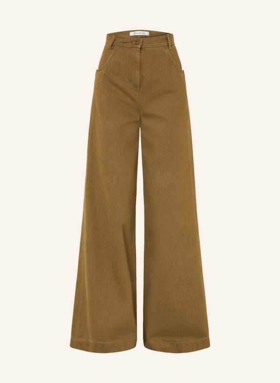 Max Mara ALAMARO Wide-Leg jeans 002 khaki green