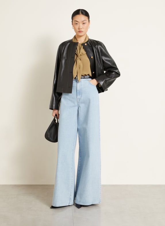 Max Mara Jedwabna bluzka DRY KHAKI