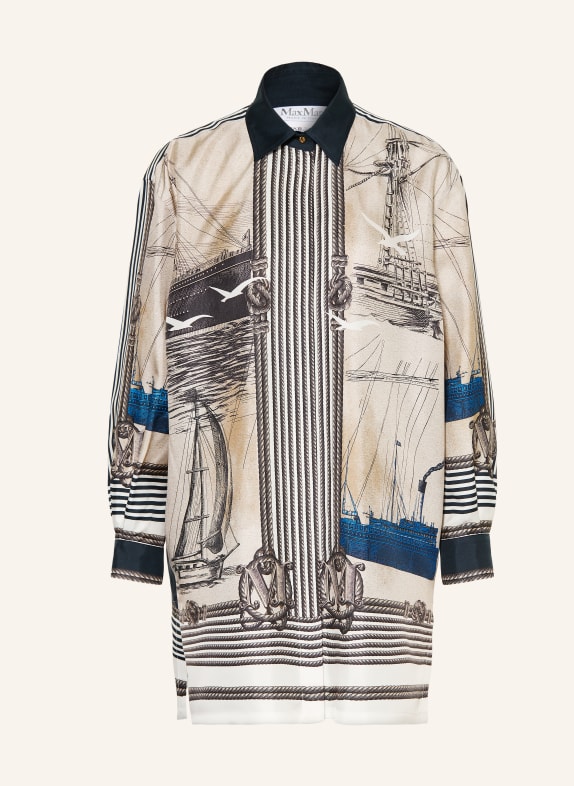 Max Mara MXMTEGLIA Blouse BEIGE / WHITE / BLACK