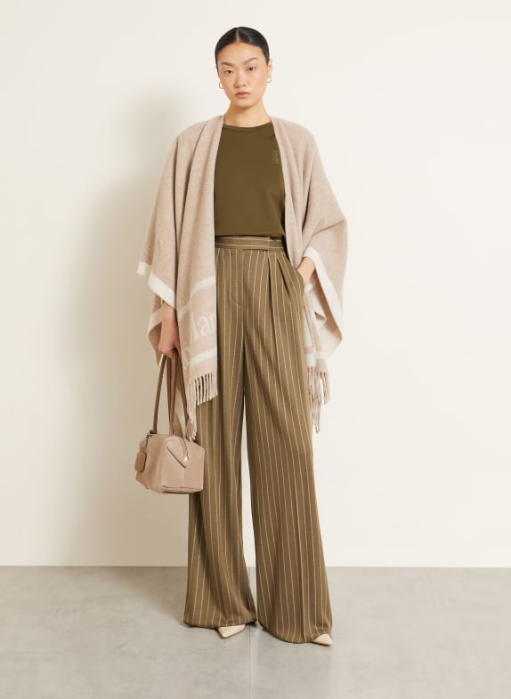 Max Mara T-shirt QUAGGA KAKI