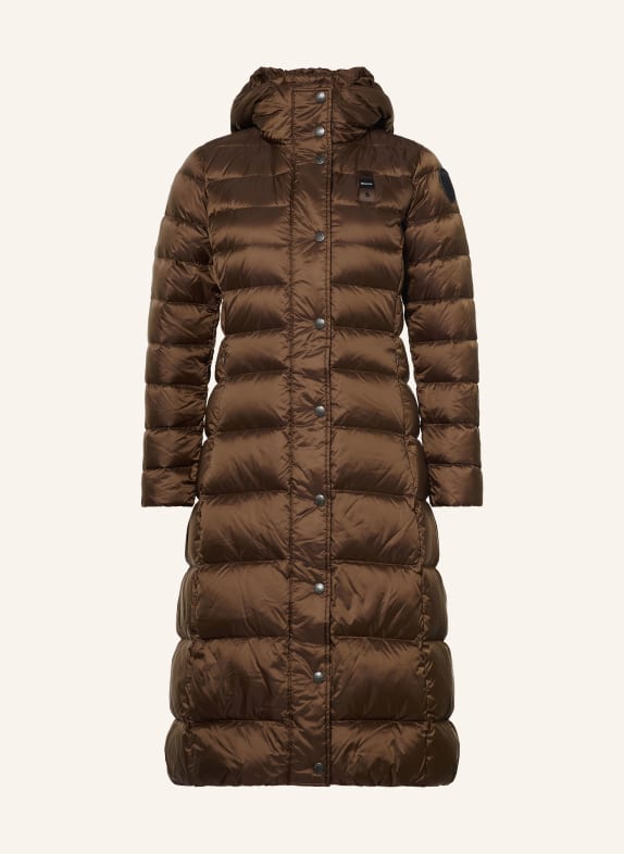 Blauer Donsmantel BRUIN