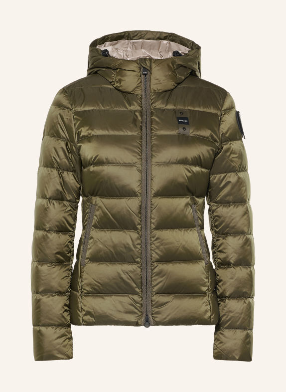 Blauer CHARME Lightweight Down Jacket KHAKI / SILVER / BLACK